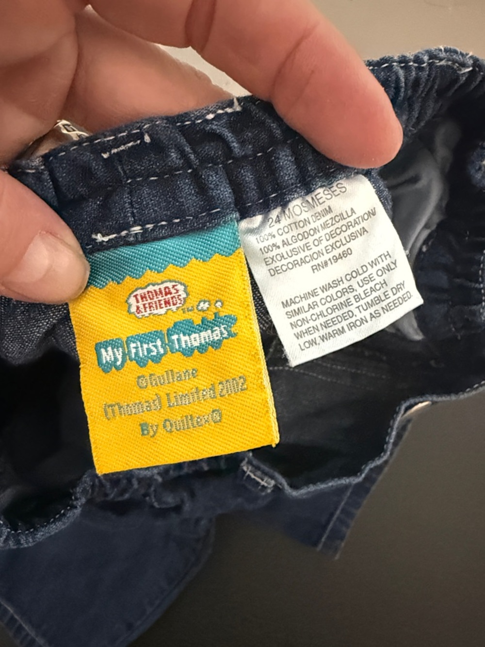 Thomas & Friends Dark Blue Kids Denim Jeans 2002 - Picture 2 of 3